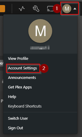 click your profile icon in the top right, then click "Account".